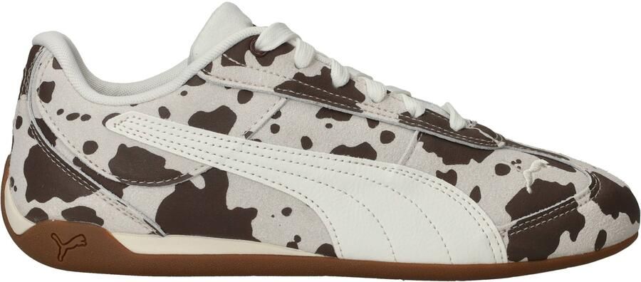 Puma Replicatch Wild leren sneakers ecru bruin - Foto 5