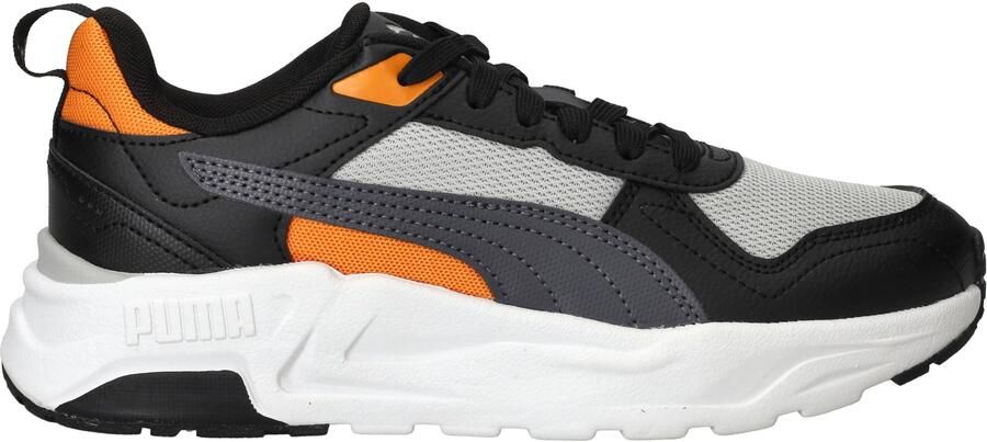 Puma Trinity 2 LT mesh sneakers lichtgrijs oranje - Foto 14