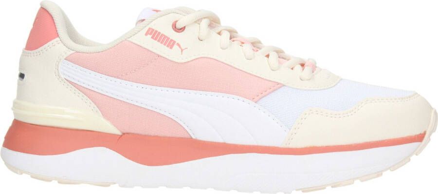 Puma R78 Voyage Sneaker Dames Wit Beige Roze