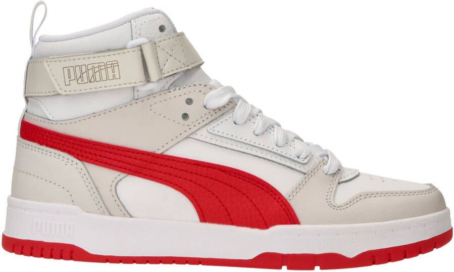 PUMA RBD GAME JR kindersneaker hoog 386172 04 wit rood - Foto 5