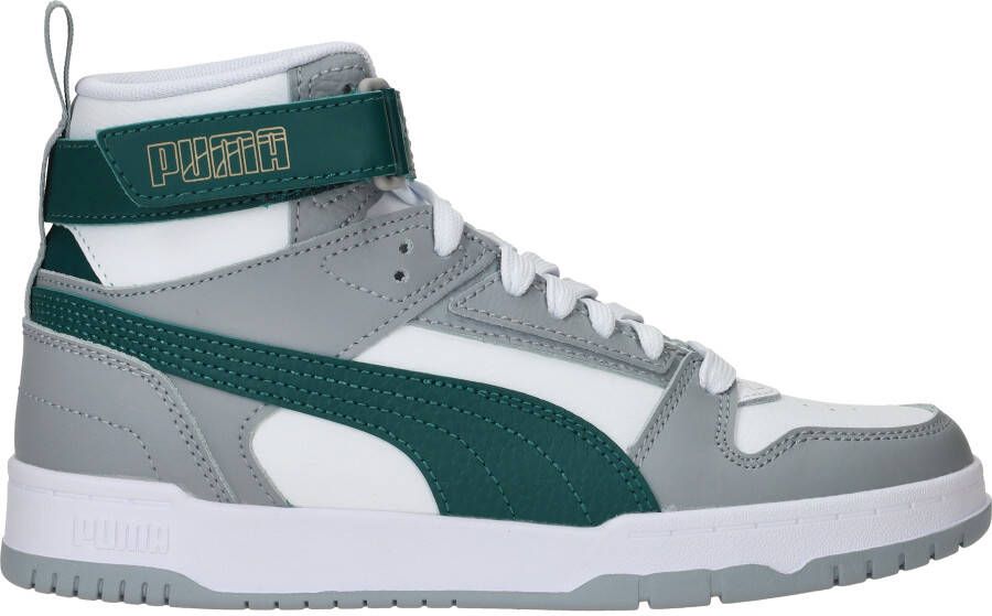 Puma RBD Game sneakers wit grijs petrol Jongens Meisjes Gerecycled polyester 37 - Foto 5