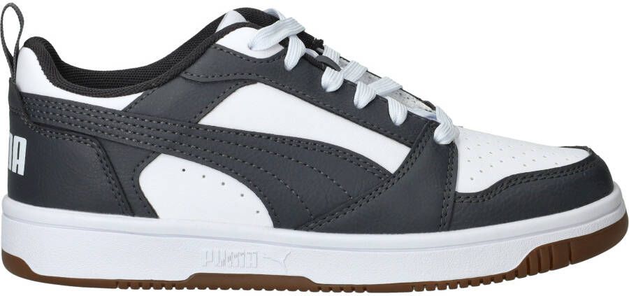 Puma Rebound V6 Lo Sneakers Jongens Grijs