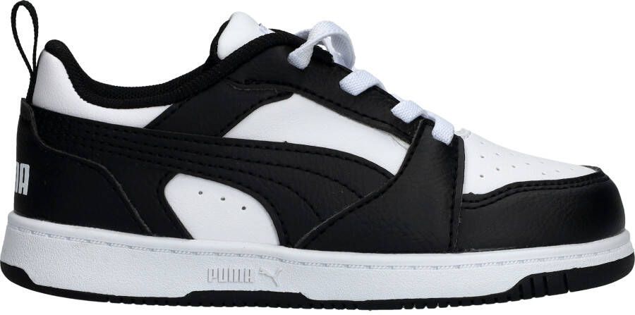 Puma Rebound V6 Low Jr Fashion sneakers Schoenen white black maat: 37.5 beschikbare maaten:37.5 - Foto 14