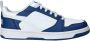 Puma Rebound V6 Low JR Sneakers Jongens Blauw - Thumbnail 3