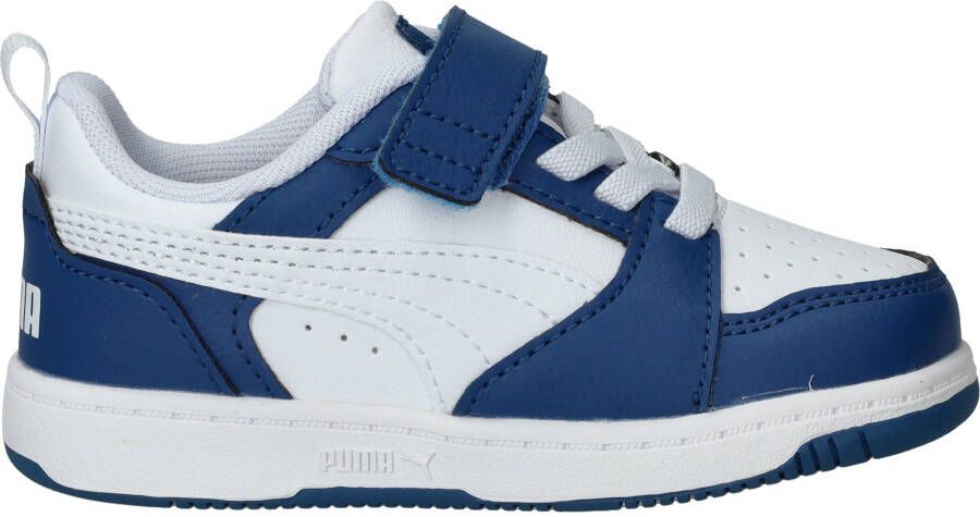 Puma Rebound V6 Low Sneakers Jongens Blauw