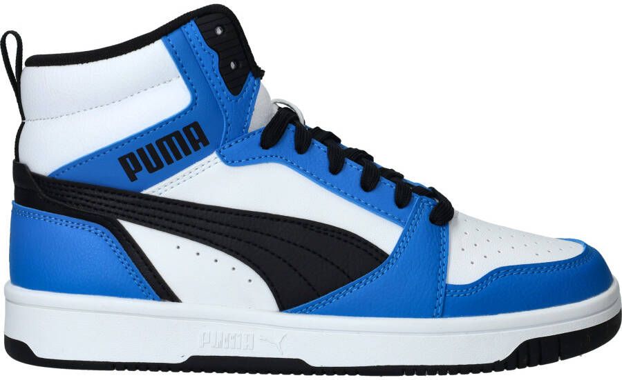Puma Rebound V6 Mid Sneakers Jongens Blauw
