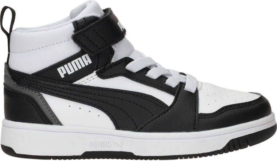 Puma Rebound V6 Mid sneakers wit zwart Imitatieleer Meerkleurig 32 5 - Foto 7