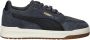 PUMA Shuffle Downtown suede heren sneakers grijs Uitneembare zool - Thumbnail 3