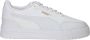 PUMA Shuffle Downtown Unisex Sneakers White- Gold - Thumbnail 2