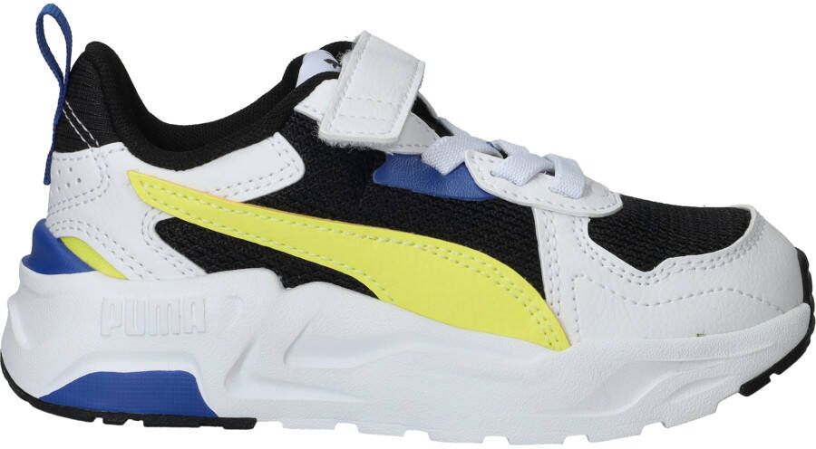 PUMA Trinity Lite AC jongens sneaker Wit zwart - Foto 2