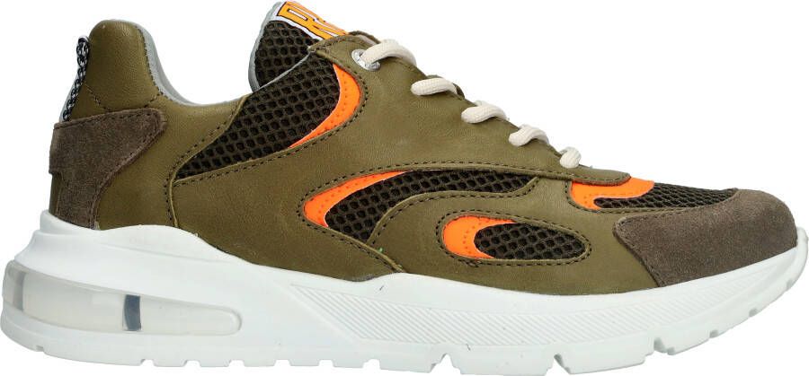 Red Rag Groen en Oranje Leren Sneaker Green Dames - Foto 3