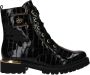 Remonte Veterlaarsjes blokhak veterschoenen in krokodillenlook binnenrits - Thumbnail 3
