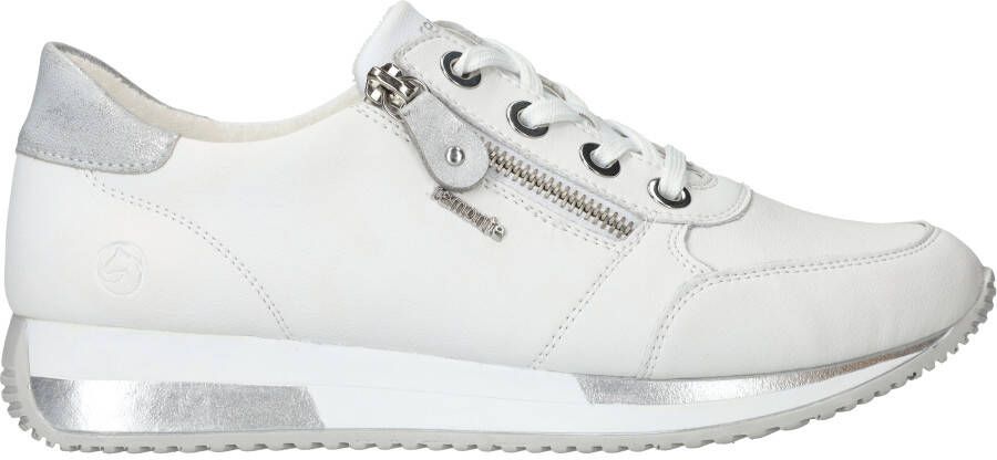 Remonte Sneakers met sleehak vrijetijdsschoen lage schoen veterschoen in smalle vorm - Foto 2