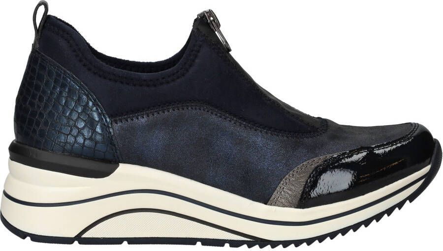 Remonte Slip-on sneakers Elisabeth Hurley-Collection wedge sneaker slipper instapschoen vrijetijdsschoen vegan