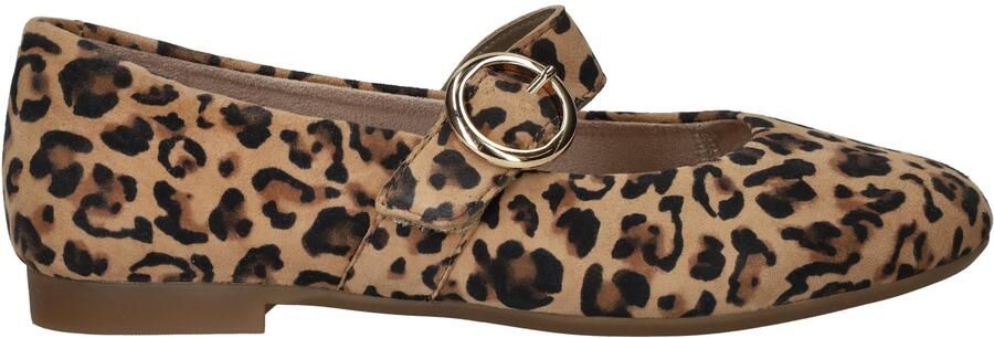 Remonte D0K14-90 Instappers Luipaardprint Suede Dames Beige - Foto 2