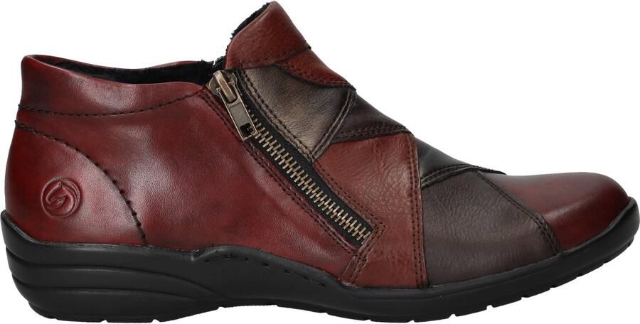 Remonte R7674-36 Enkellaarsjes Rood Leer Dames Rood - Foto 3