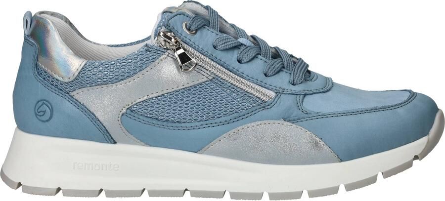 Remonte D2G11-12 Sneakers Blauw Leer Dames Blauw - Foto 7