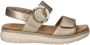 Remonte Leren Dames Sandalen Goud - Thumbnail 3