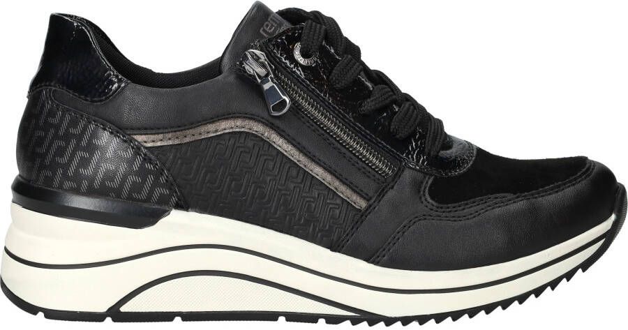 Remonte Sneakers Dames Zwart - Foto 2