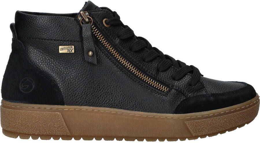 Remonte Plateausneakers Veterboots enkellaarsjes met waterafstotend TEX-membraan