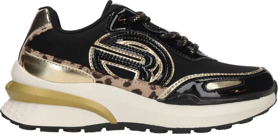Replay Athena JR 10 chunky sneakers zwart goud Synthetisch Meerkleurig 30 - Foto 4