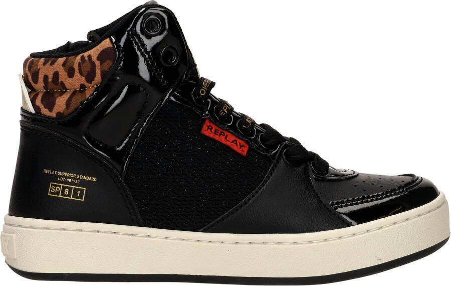 Replay Cobra 6D sneakers zwart Meisjes Synthetisch Logo 32 - Foto 5