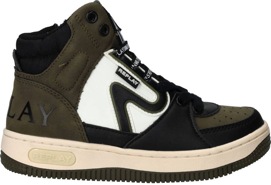 Replay Epic JR Mid Boy 4 JZ430019S-3269 Zwart Groen - Foto 3
