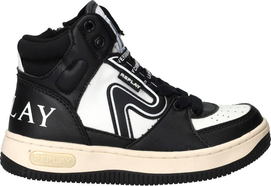 Replay Epic JR Mid Boy 4 JZ430019S-0008 Zwart Wit - Foto 4