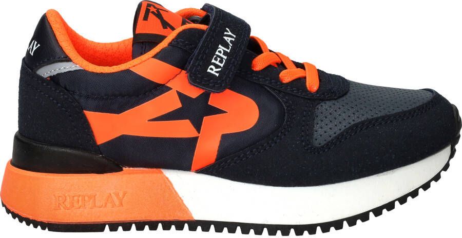 Replay Fiber JR 1 Sneakers Jongens Oranje - Foto 5