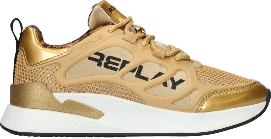 Replay Maze Sneakers Goud