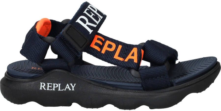 Replay Spacer 1 Sandalen Donkerblauw - Foto 3