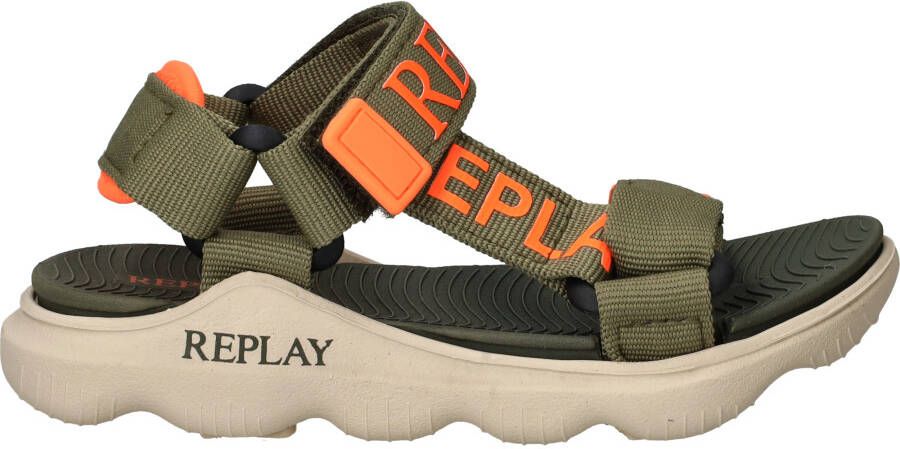 Replay Sandalen Groen
