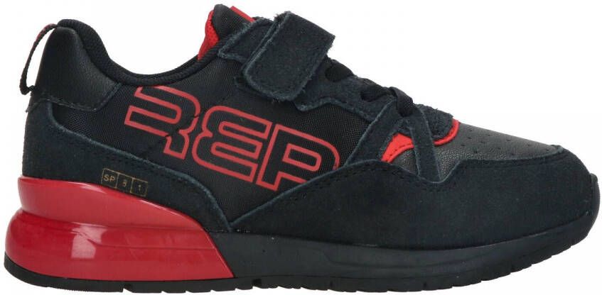 Replay Shoot JR1 Sneaker Jongens Zwart Rood