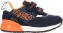 Replay Shoot Klittenband Sneaker Jongens Blauw oranje - Thumbnail 3