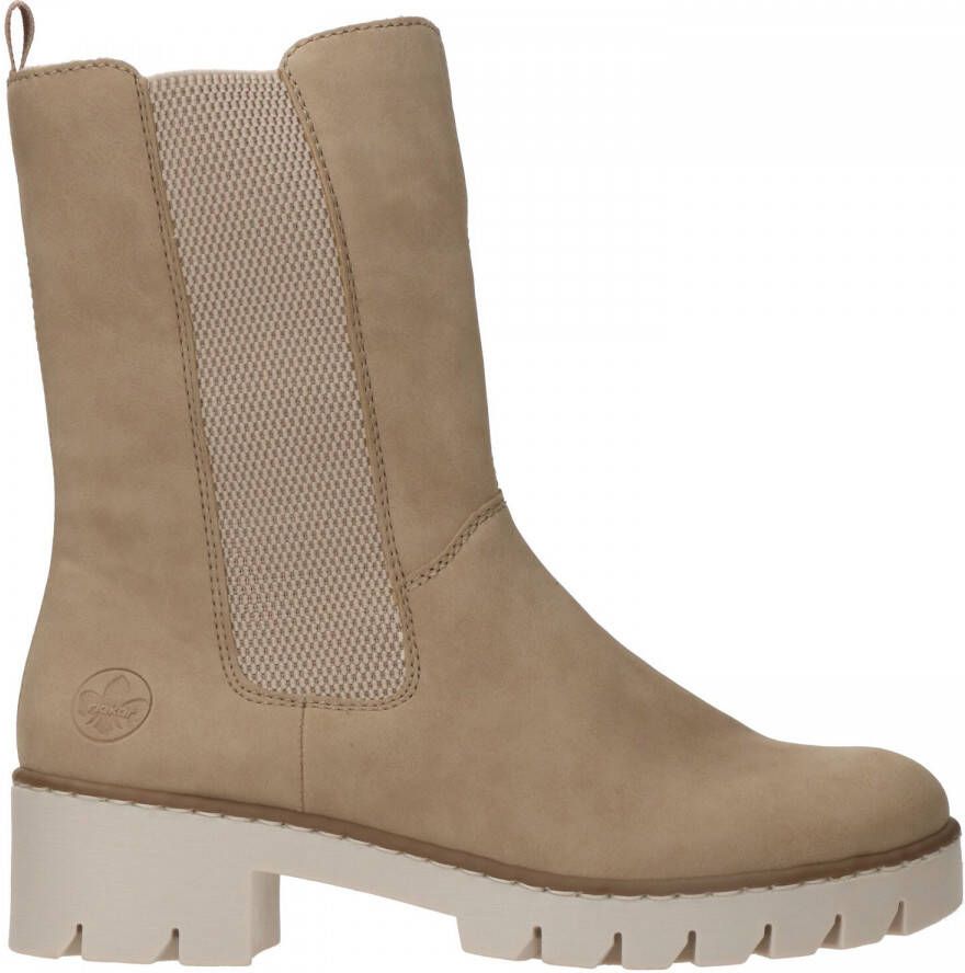Rieker Enkellaarsjes Beige Synthetisch 182201 Dames - Foto 3