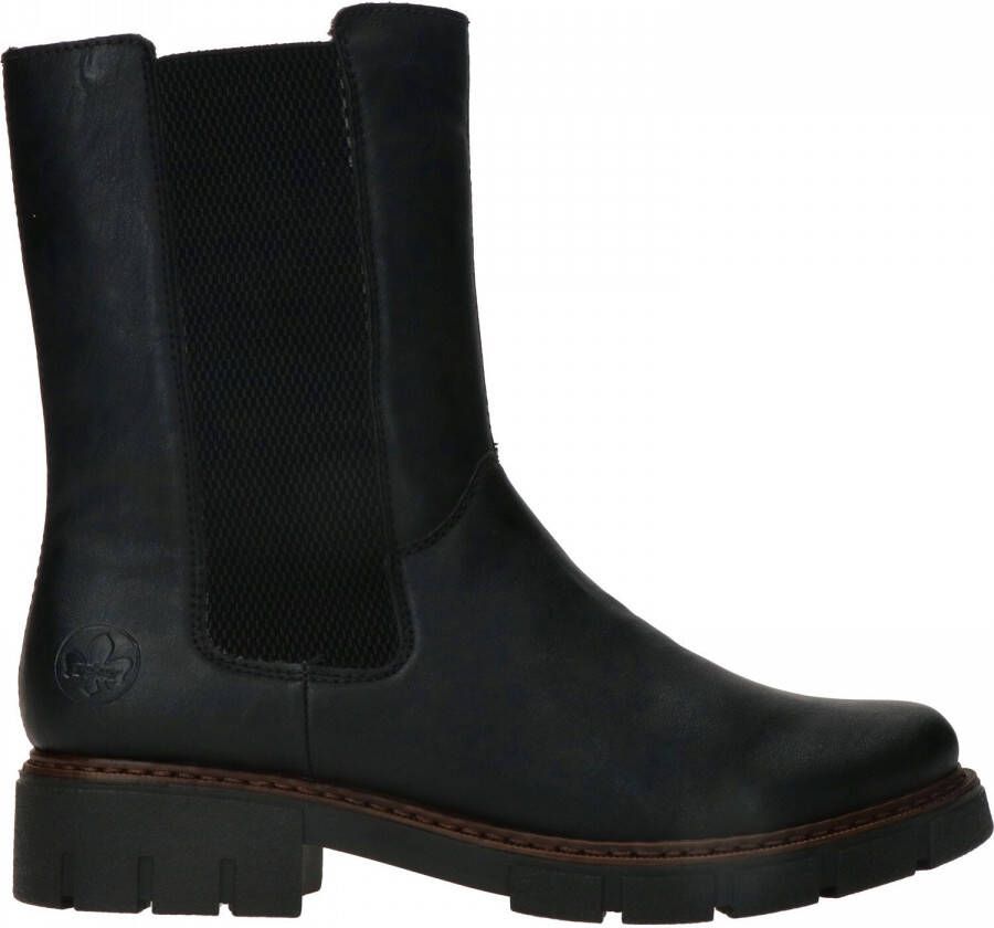 Rieker Comfortabele Chelsea Boot voor Modebewuste Vrouwen Black Dames - Foto 9