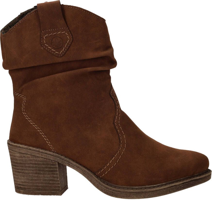 Rieker Cowboylaarsjes cowboystiefeletten laarzen hakken met geraffte slouchy schacht - Foto 2