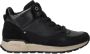 Rieker Zwarte Leren Sneaker met Ritssluiting Black Dames - Thumbnail 3