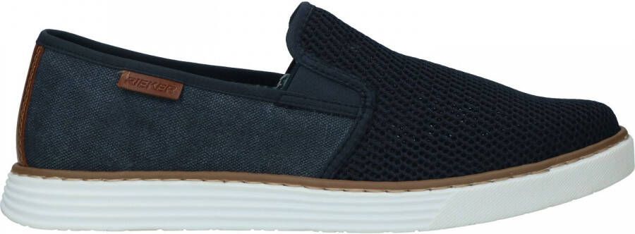Rieker Slip-on sneakers Casual slipper vrijetijdsschoen met gedessineerd binnenfutter - Foto 3