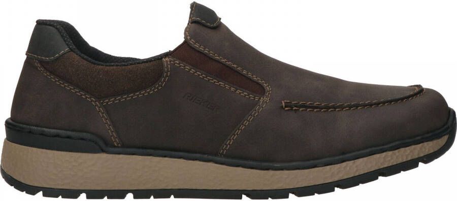 Rieker Heren instapschoenen Sportief donkerbruin - Foto 5