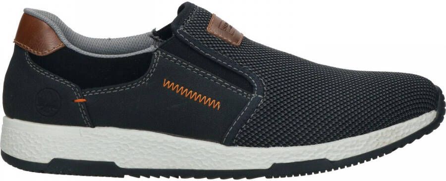 Rieker Slip-on sneakers Casual slipper vrijetijdsschoen instapschoen met contrastnaad - Foto 2