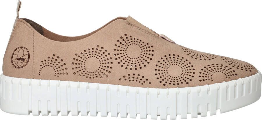 Rieker Instappers Dames Beige