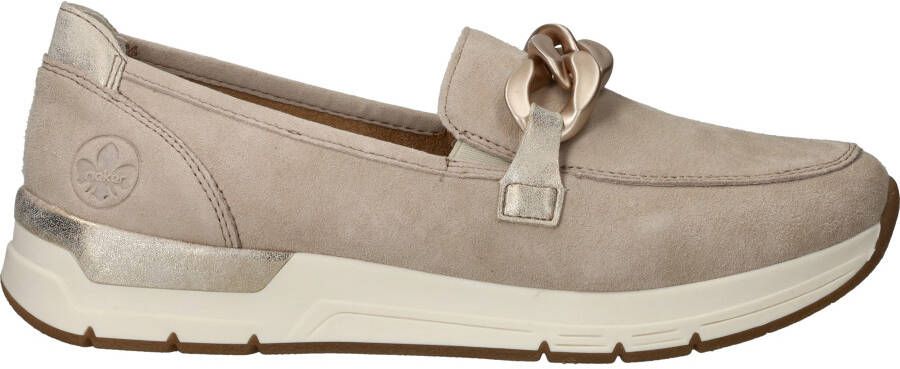 Rieker 58944-60 dames instappers sportief beige - Foto 4