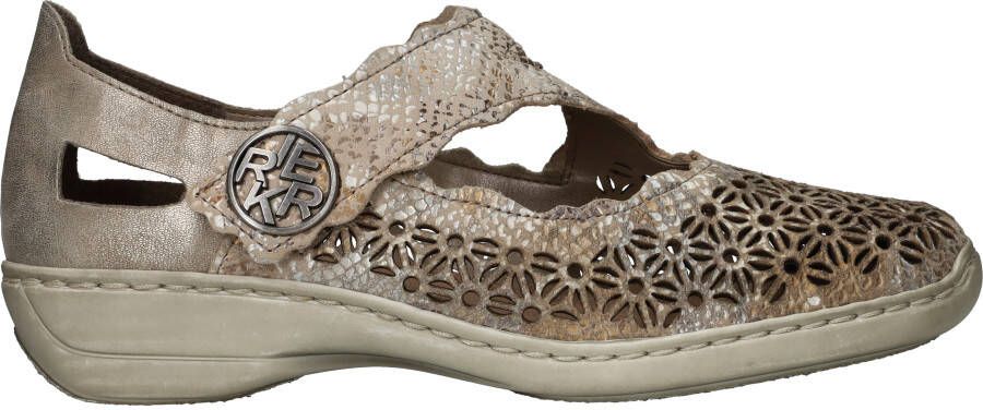 Rieker Instappers Dames Beige