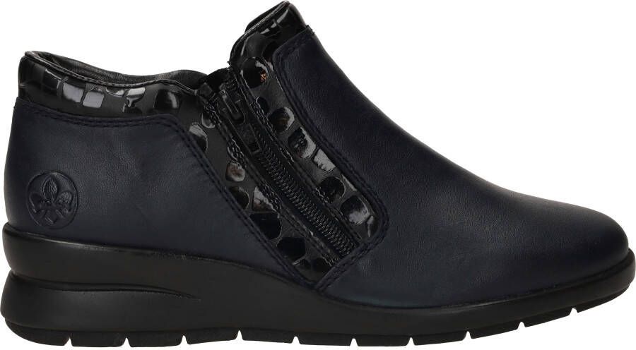 Rieker Blauwe Sportieve Instapper met Rits Blue - Foto 2