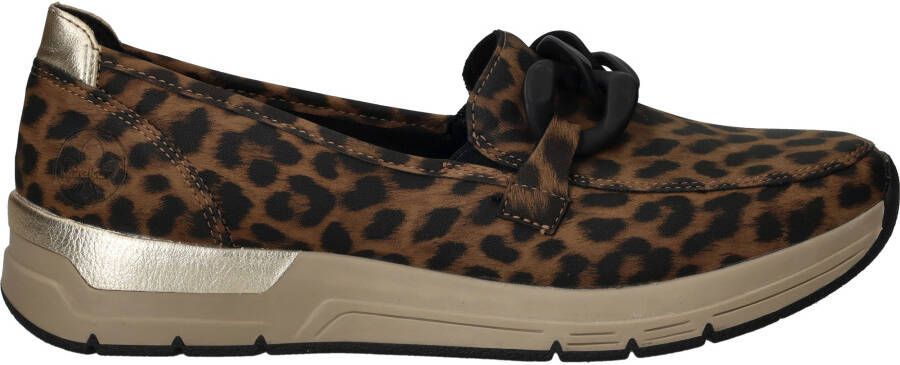 Rieker Loafers slippers slip-on sneakers lage schoen met modieuze decoratieve ketting - Foto 2