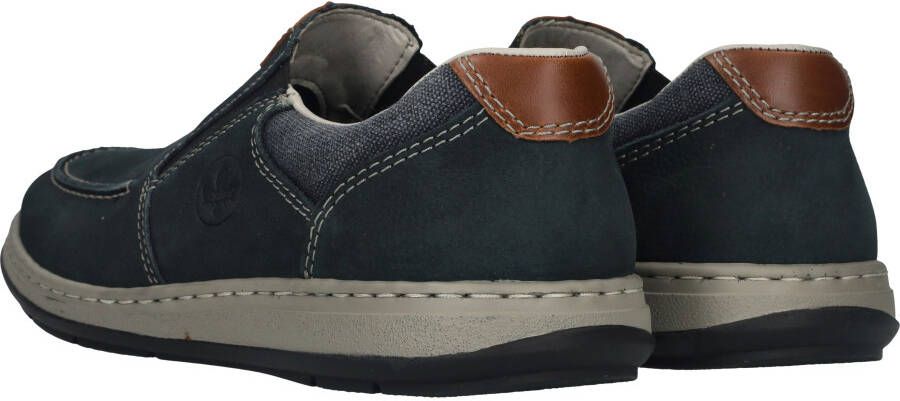 Rieker Instappers Lage schoen vrijetijdsschoen instaplaars met modieuze bladnaad - Foto 2