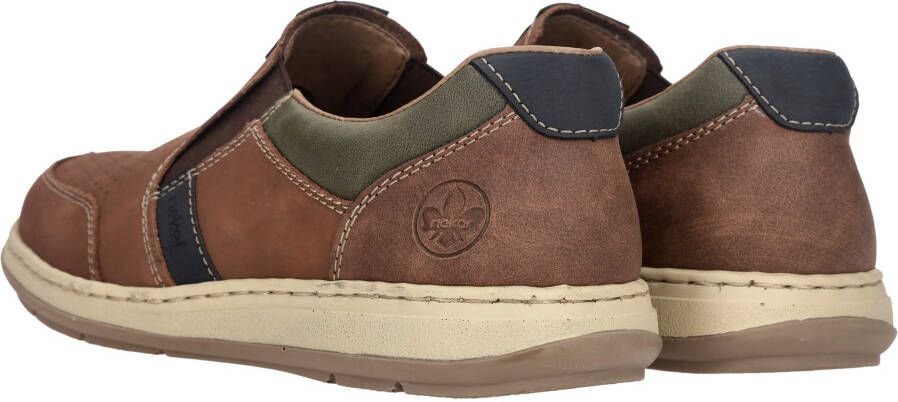 Rieker Instappers Bruin Leer 321208 Heren Leer - Foto 4