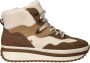 Rieker Beige Platform Veterschoenen voor Dames Multicolor Dames - Thumbnail 3