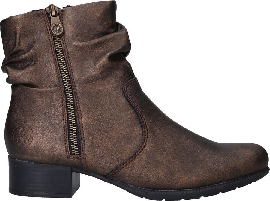 Rieker Enkellaarsjes bruin Synthetisch - Foto 3